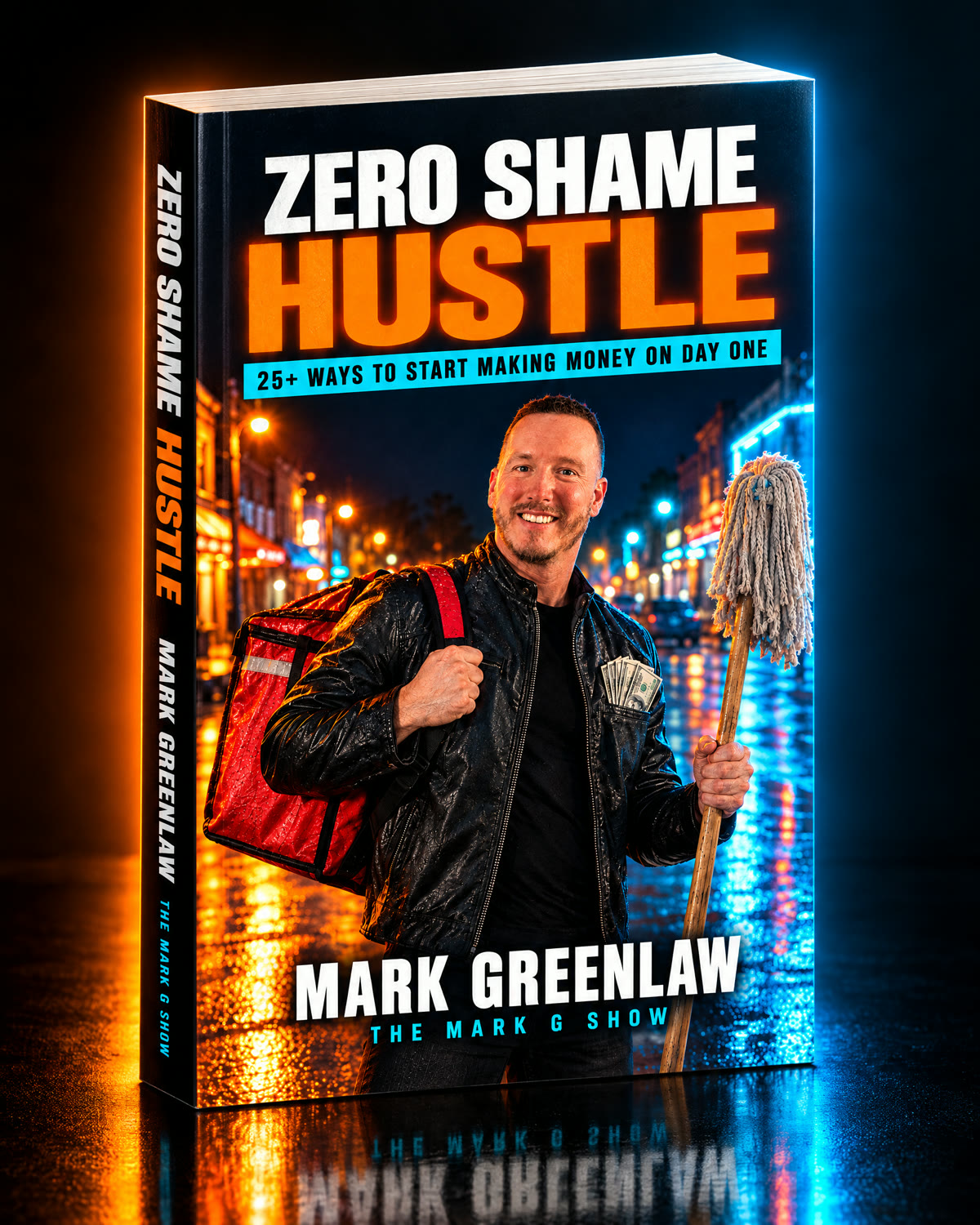 Zero Shame Hustle paperback mockup